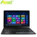 10.6" 1366*768 IPS dual OS windows10 android intel quad core tablet PC w/Magnetic Keyboard Input W106